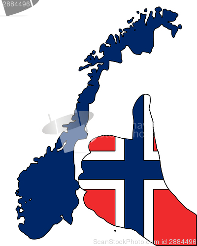 Image of Norwegian hand signal