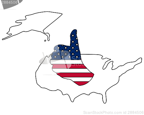 Image of American hand signal