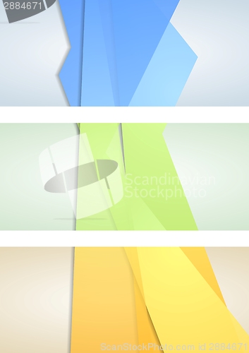 Image of Abstract corporate banners