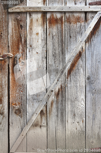 Image of old rural wooden door