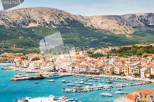 Image of Baska, Krk, Croatia, Europe.