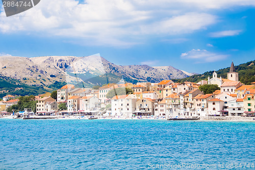 Image of Baska, Krk, Croatia, Europe.