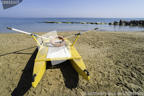 Image of Lifeboat on the beach