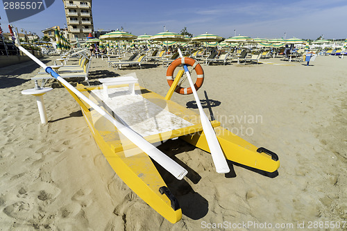 Image of Lifeboat on the beach