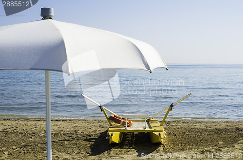 Image of Lifeboat on the beach