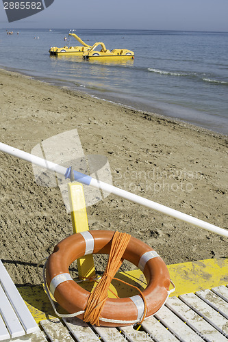 Image of Lifeboat on the beach