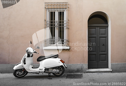 Image of Typical italian motorcycle