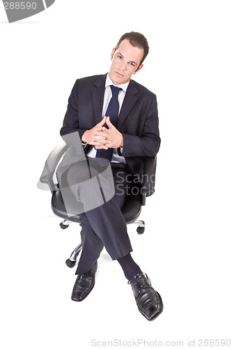 Image of Businessman on Chair