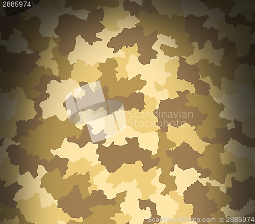 Image of Desert camouflage pattern from above