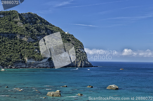 Image of View of Citara beach in Ischia Island