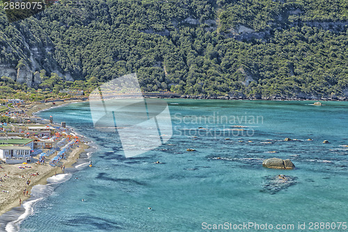 Image of View of Citara beach in Ischia Island