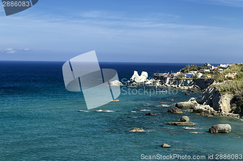 Image of View of Cava dell’Isola beach in Ischia Island