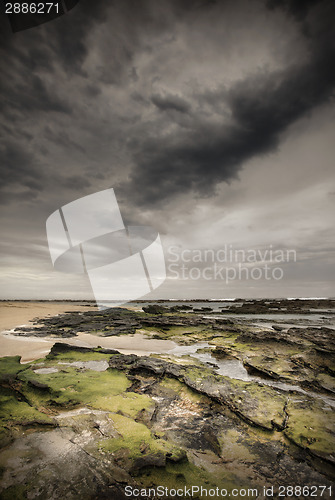 Image of Storm clouds over Little Bay