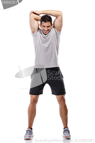 Image of Man doing exercises