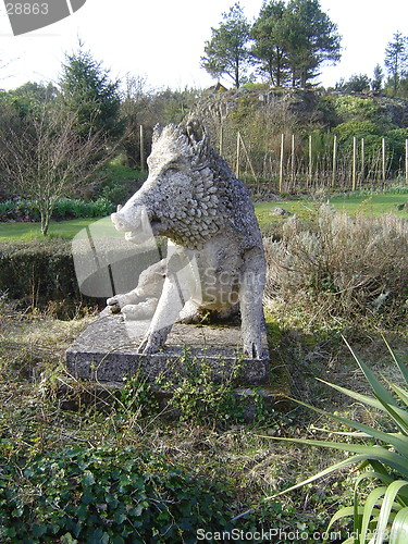 Image of Hog Statue