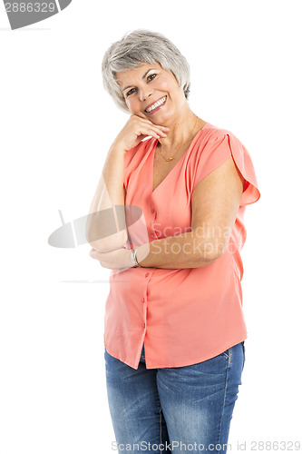 Image of Happy old woman