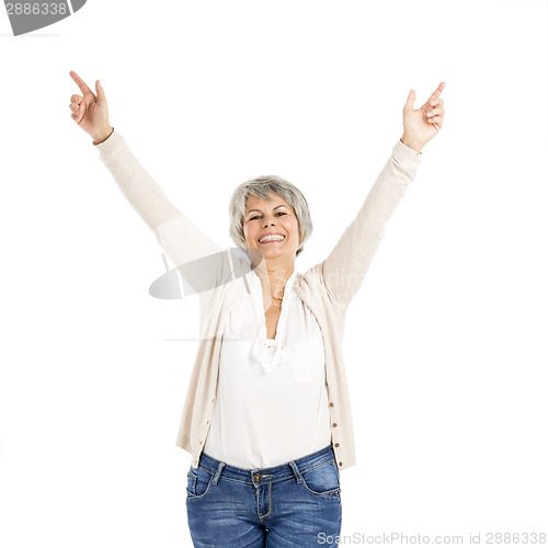 Image of Happy Elderly woman