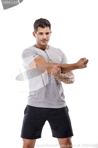 Image of Man doing exercises