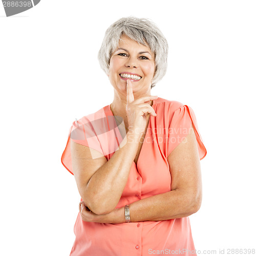 Image of Happy old woman