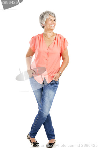 Image of Happy old woman