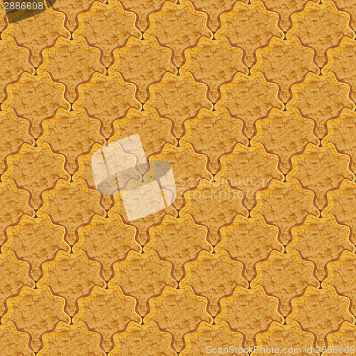 Image of Rasterized graphic seamless background of crackers