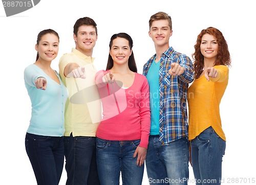 Image of group of smiling teenagers