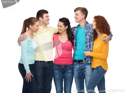 Image of group of smiling teenagers