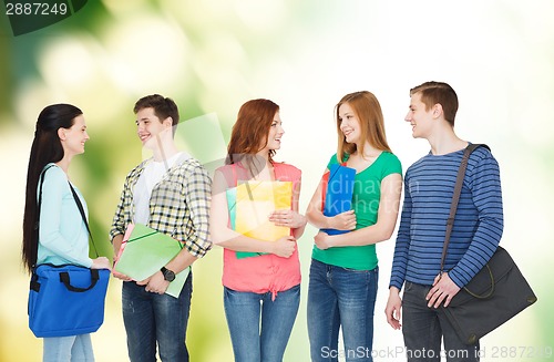 Image of group of smiling students standing