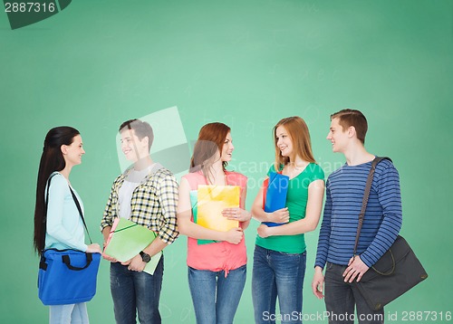 Image of group of smiling students standing