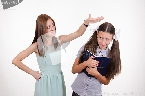 Image of Teacher brings student