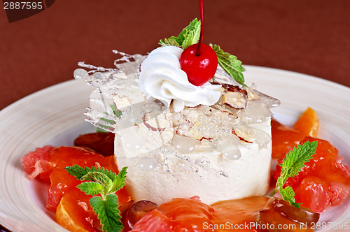 Image of tasty dessert