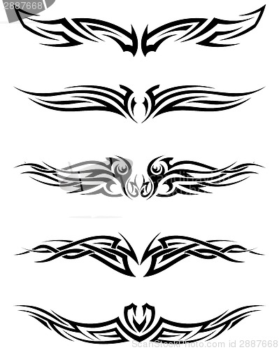 Image of Set tribal tattoos