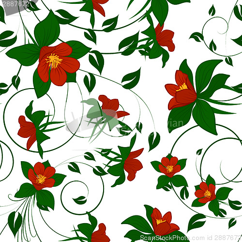 Image of Seamless floral pattern