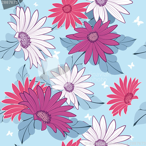 Image of Seamless floral pattern