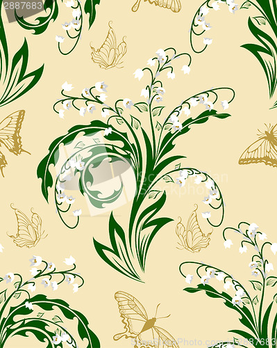 Image of Seamless floral pattern