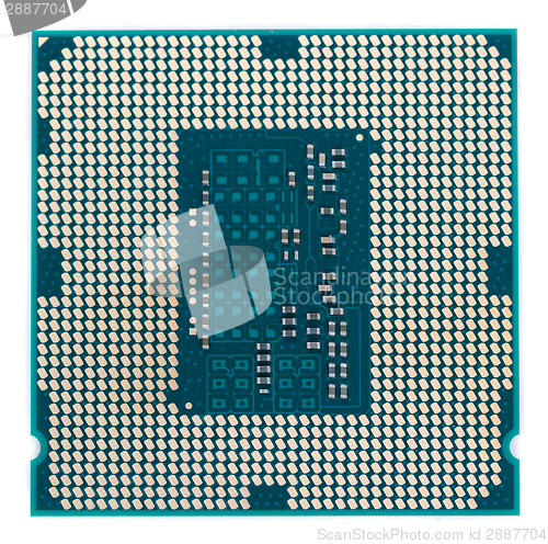 Image of Close view of a computer cpu