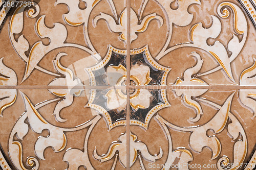 Image of background of ceramic tiles