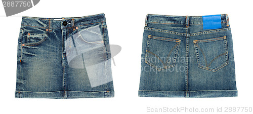 Image of Denim Skirt