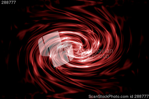 Image of Black And Red Swirled Together