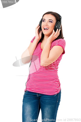 Image of Girl with headphones