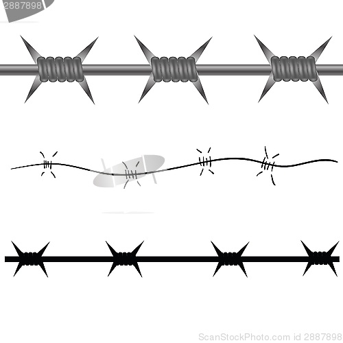 Image of barbed wire