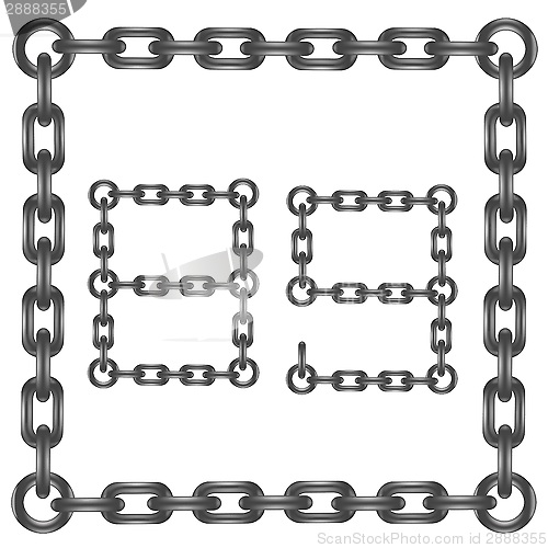 Image of chain numbers