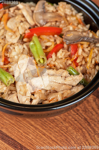 Image of Rice chicken vegetable