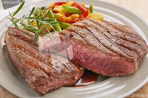 Image of grilled beef steak