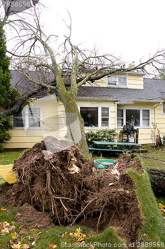 Image of NEW JERSEY, USA, October 2012 - Residential home damage caused b