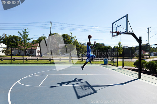 Image of Basketball Dunker Flying