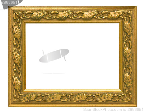 Image of Antique Gold Picture Frame