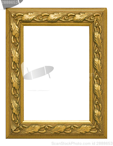 Image of Antique Gold Picture Frame