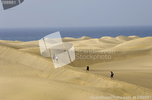 Image of People in the desert