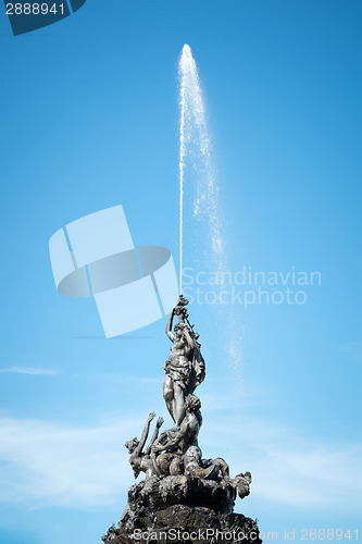 Image of fountain at Herrenchiemsee